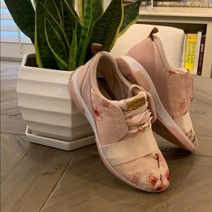 Ted baker rose gold tennis shoes!